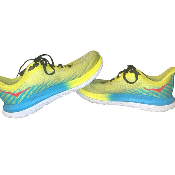 HOKA Mens Hoka One One Mach 5 Evening Primrose Scuba Blue Size 13D - Picture 2 of 7